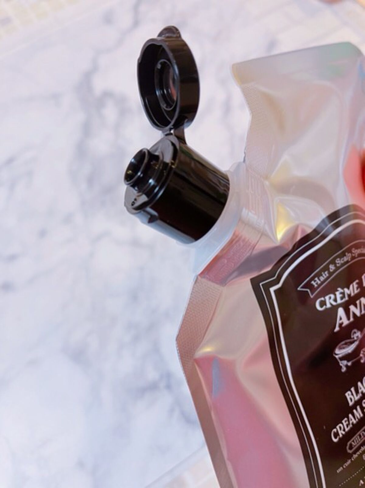 ブラッククリームシャンプー/creme de Ann/市販シャンプーを使ったクチコミ（2枚目）