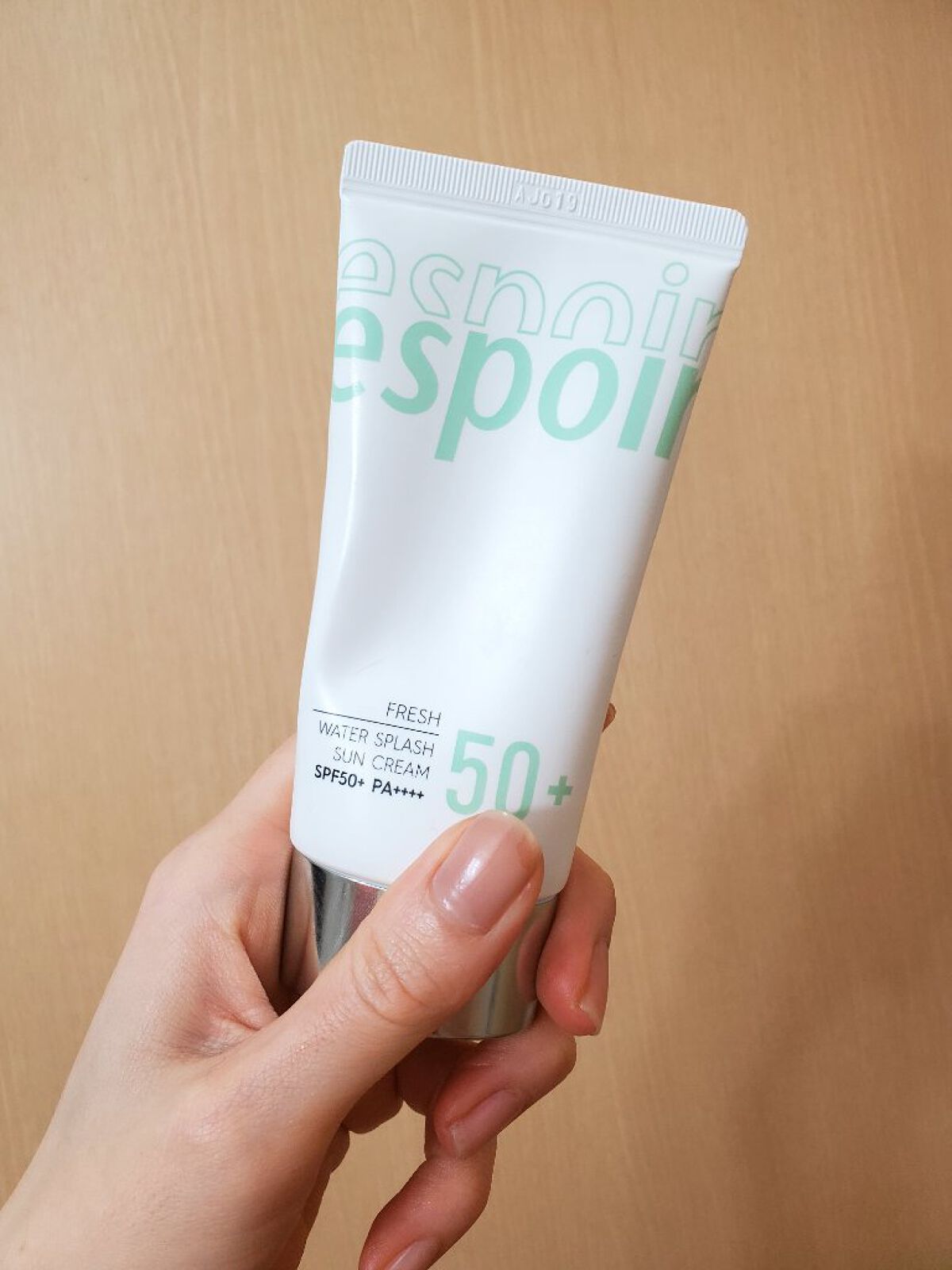 ウォータースプラッシュサンクリーム グリーン/espoir/日焼け止め・UVケアを使ったクチコミ（1枚目）