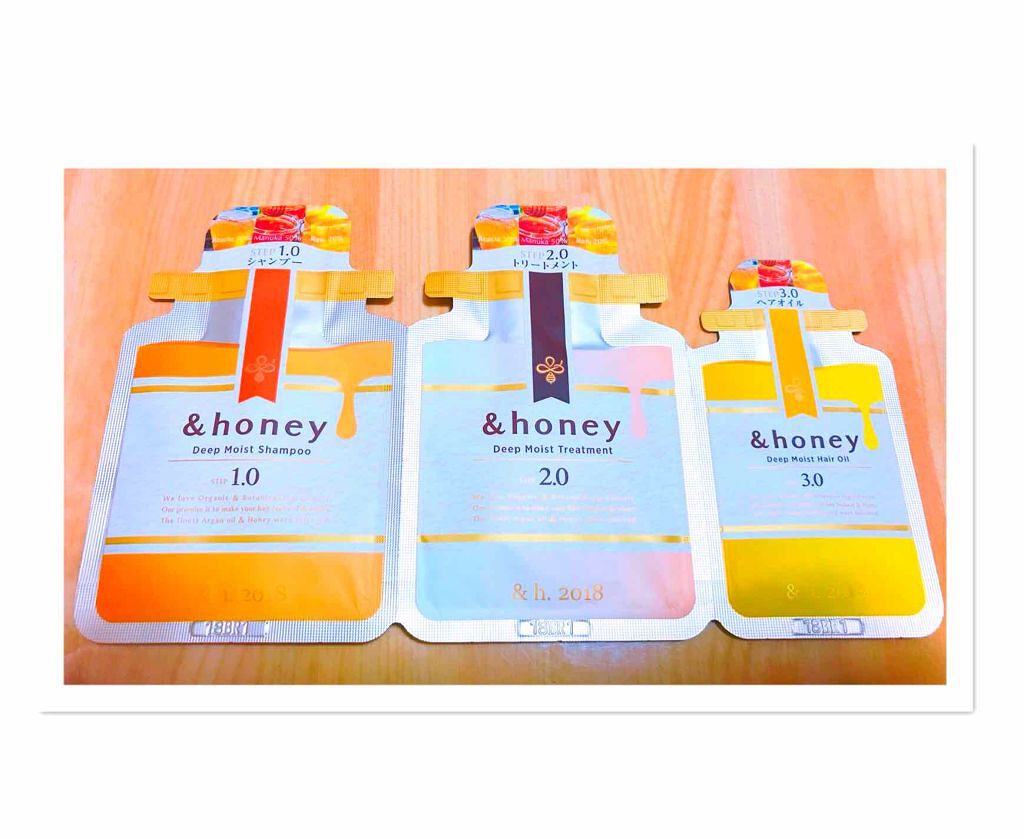 ディープモイスト シャンプー1.0/ヘアトリートメント2.0/&honey/市販シャンプーを使ったクチコミ(1枚目)
