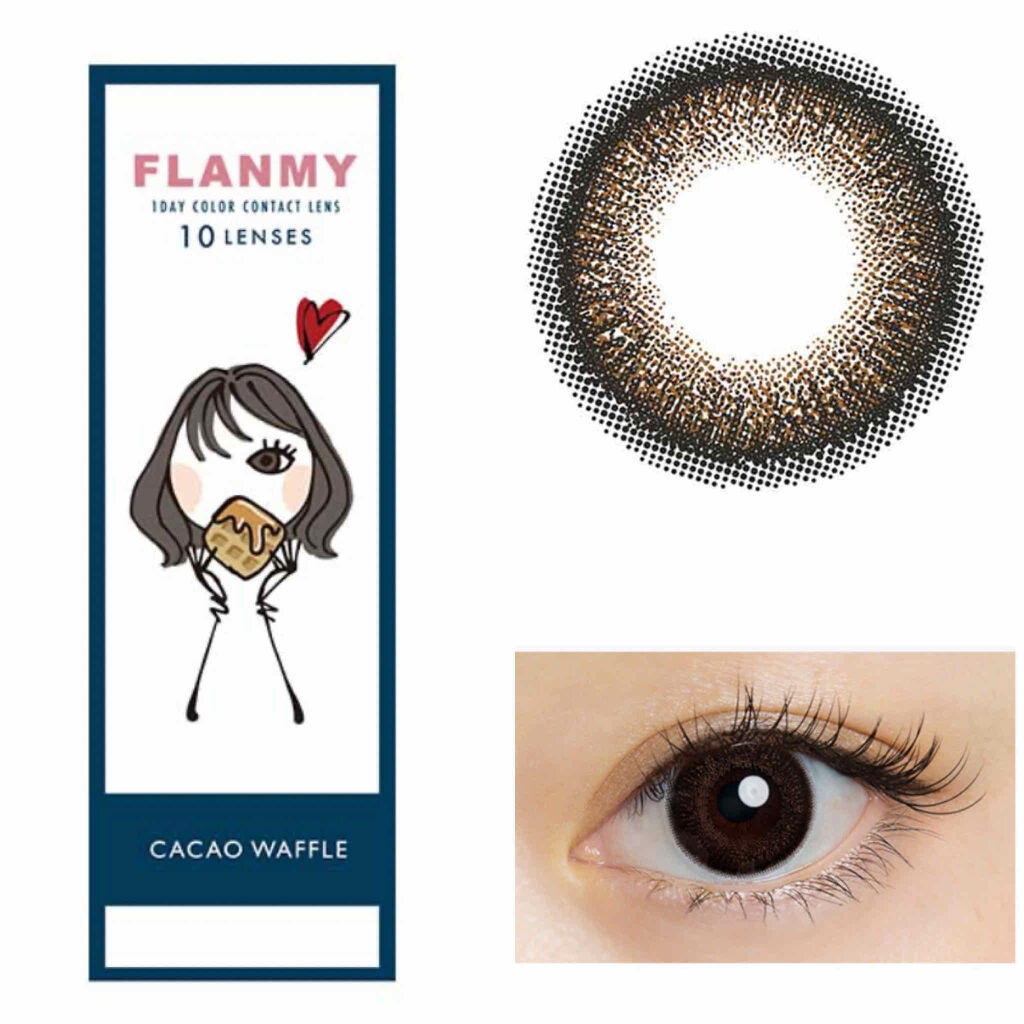 FLANMY 1day/FLANMY/ワンデー（１DAY）カラコンを使ったクチコミ（2枚目）