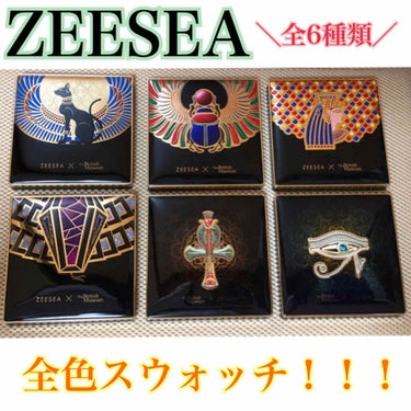 大英博物館 エジプトシリーズ アイシャドウパレット/ZEESEA/パウダーアイシャドウを使ったクチコミ（1枚目）