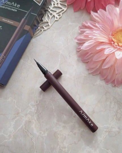 エーメイク マットリキッドアイライナー /A/mAke/リキッドアイライナーを使ったクチコミ(4枚目)