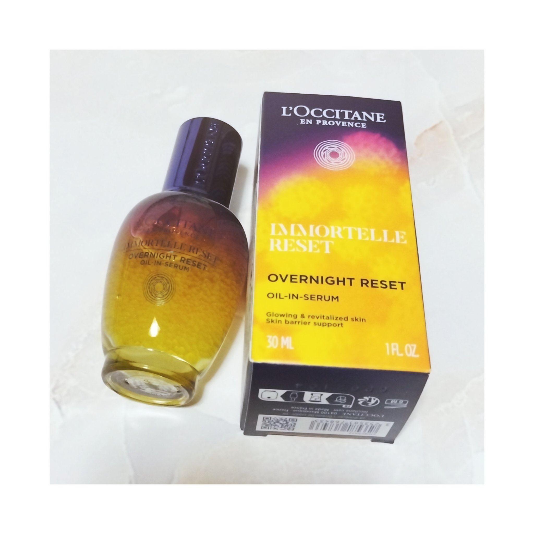 イモーテル オーバーナイトリセットセラム 30ml/L'OCCITANE/美容液を使ったクチコミ（1枚目）