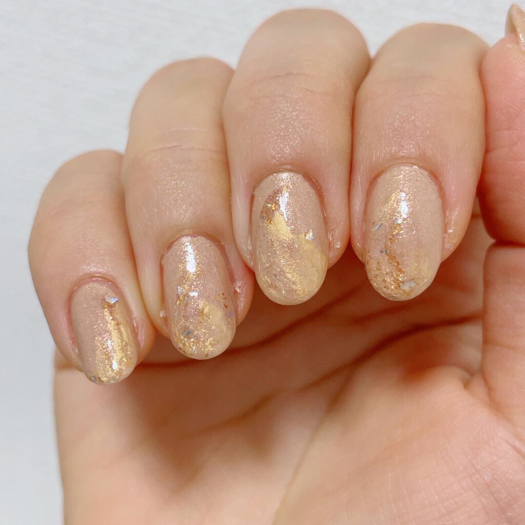 オサジ アップリフト ネイルカラー 25  Sunahama〈砂浜〉/OSAJI/マニキュアを使ったクチコミ（2枚目）