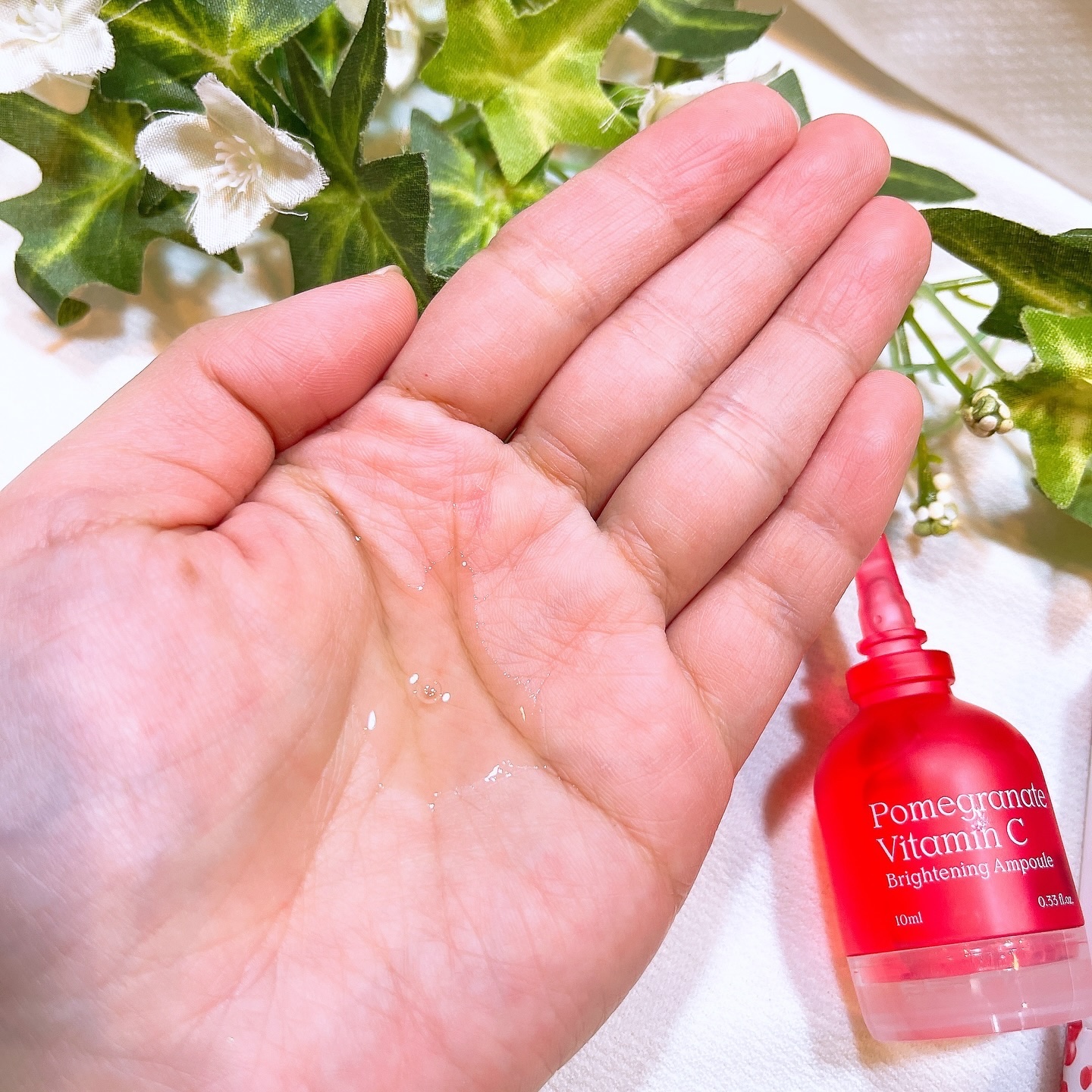 ザクロビタミンC美白アンプル/NATURAL DERMA PROJECT/美容液を使ったクチコミ（3枚目）