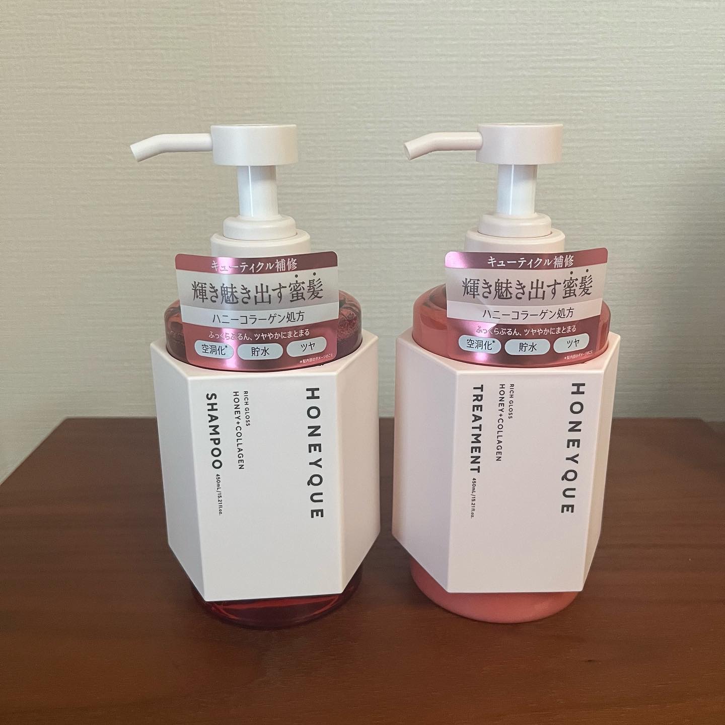 リッチグロス シャンプー シャイニー／ヘアトリートメント シャイニー/ハニーク/市販シャンプーを使ったクチコミ（1枚目）