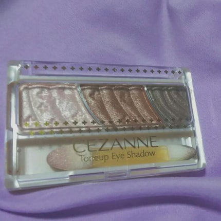 トーンアップアイシャドウ/CEZANNE/アイシャドウパレットを使ったクチコミ(2枚目)