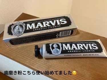 MARVIS Amarelli Licorice(アマレリリコリス)/MARVIS/歯磨き粉を使ったクチコミ（1枚目）