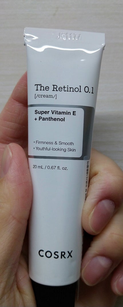 RXザ・レチノール0.1クリーム/COSRX/フェイスクリームを使ったクチコミ(1枚目)