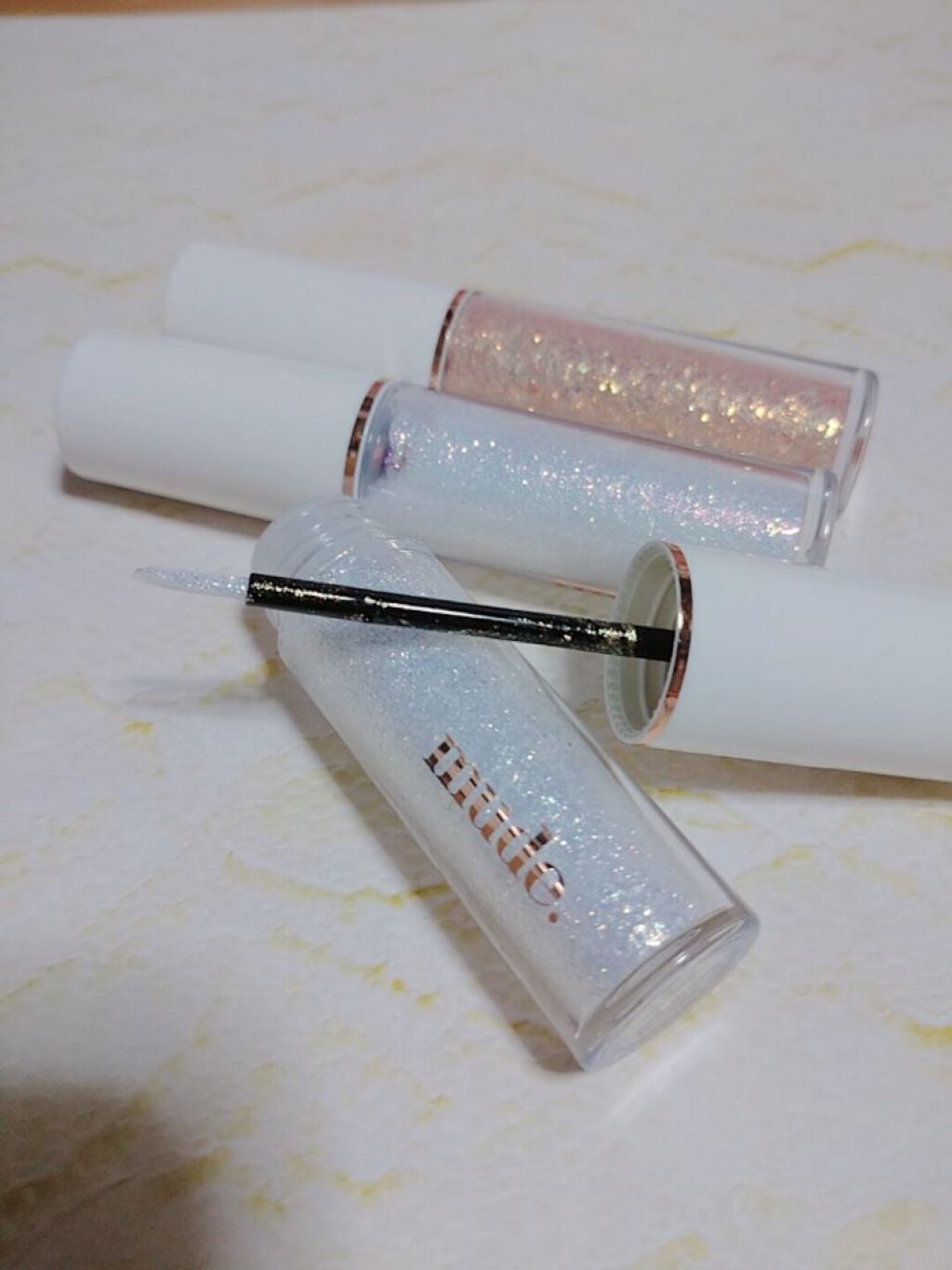 MD ドリーミーグリッター/mude/グリッターを使ったクチコミ(1枚目)