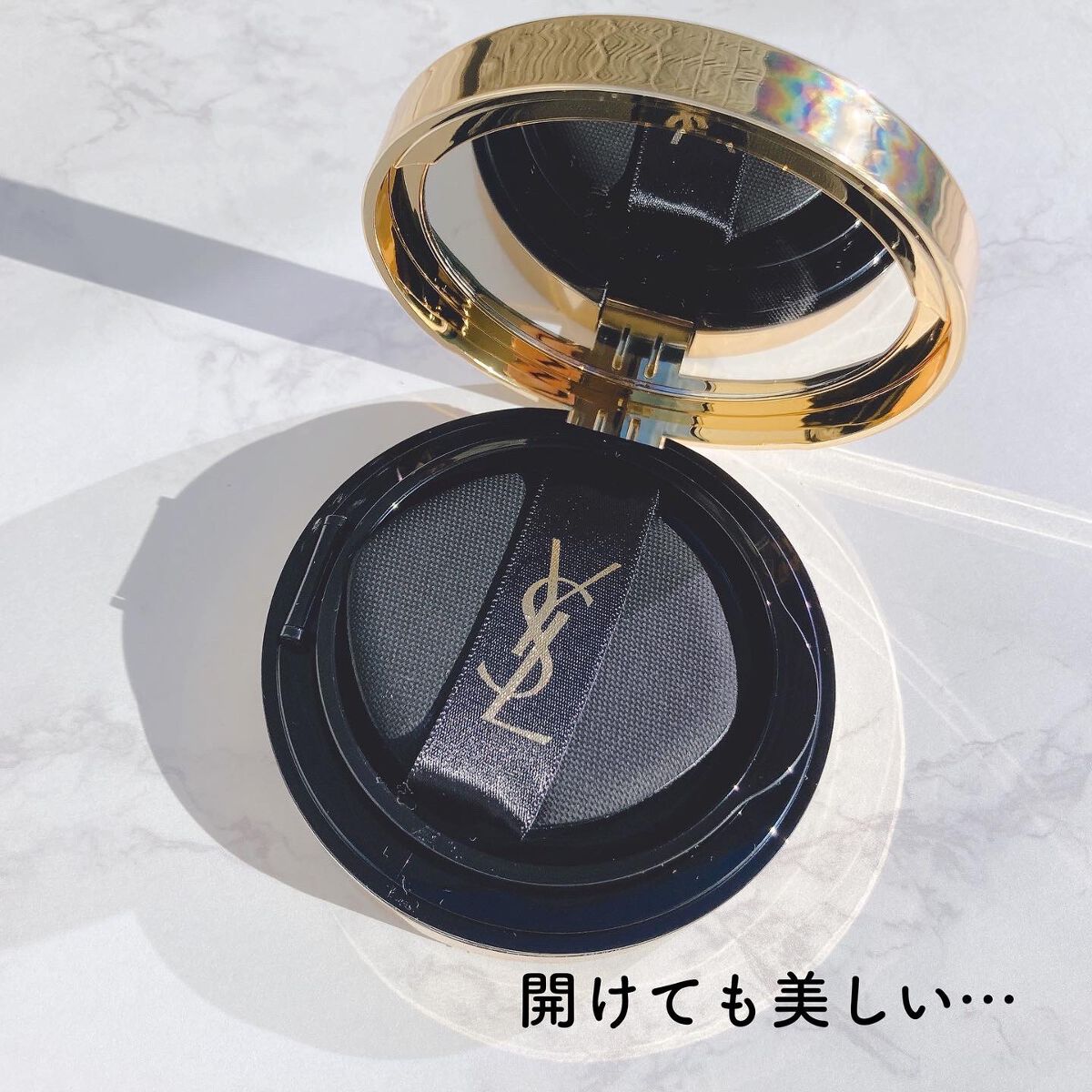 ラディアント タッチ グロウパクト BR20/YVES SAINT LAURENT BEAUTE/クッションファンデーションを使ったクチコミ（2枚目）