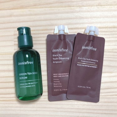 innisfree
グリーンティーシード セラム N
ブラックティーユース セラム
ブラックティーユーストリートメントエッセンス


グリーンティーシードセラムは3本目！
洗顔後すぐの3秒セラムで

他