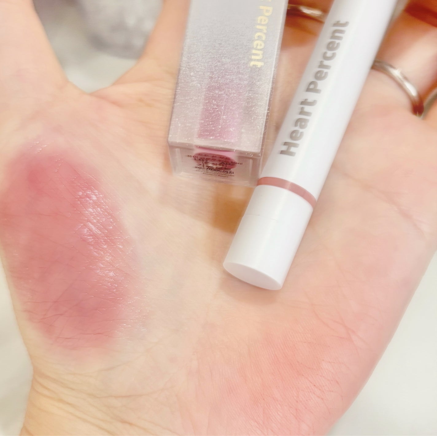ドットオンムードリップペンシル/Heart Percent/リップライナーを使ったクチコミ(4枚目)