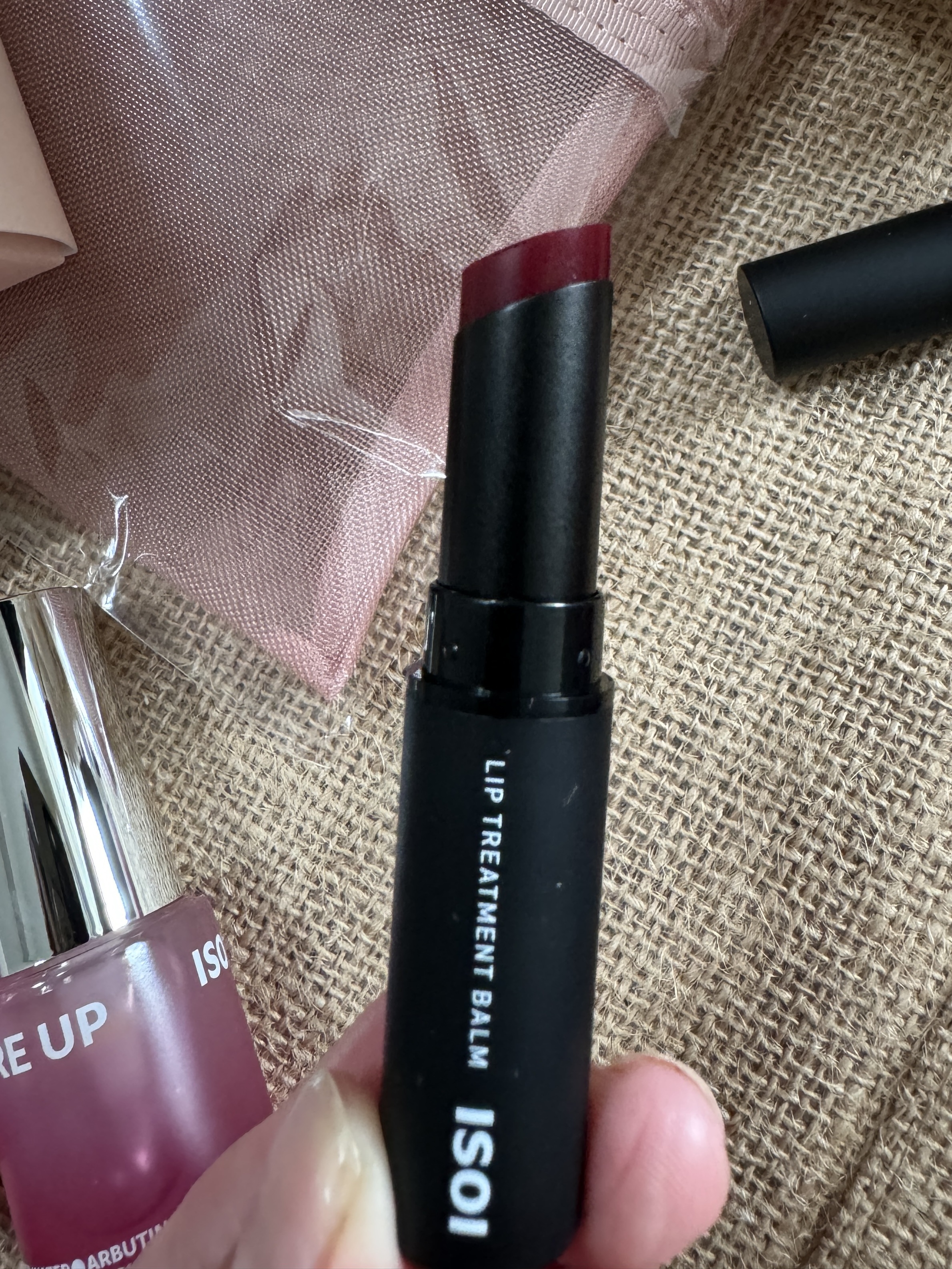 リップトリートメントバーム ピュアレッド/ISOI/リップバームを使ったクチコミ（2枚目）