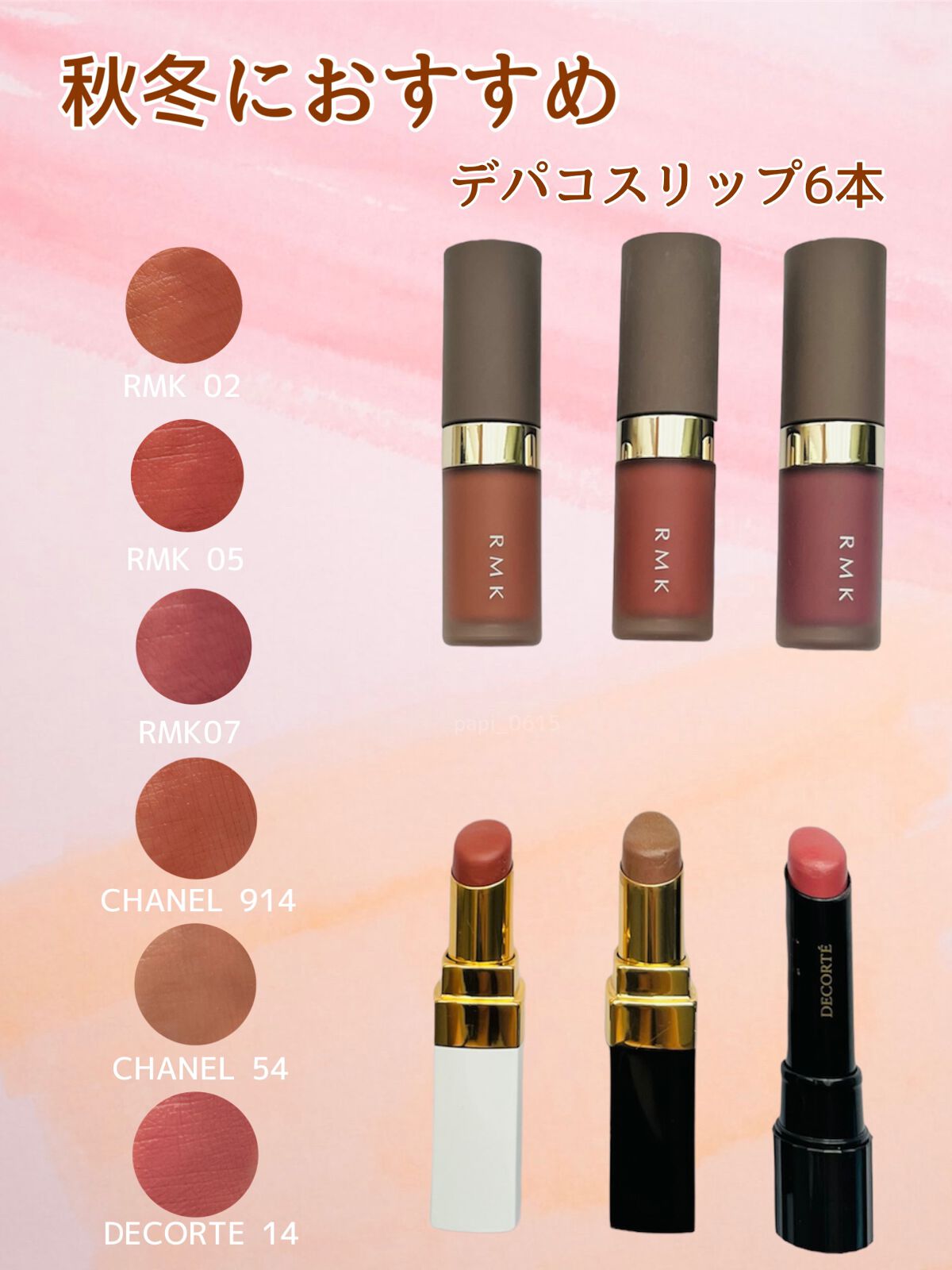 RMK リクイド リップカラー/RMK/口紅を使ったクチコミ（1枚目）