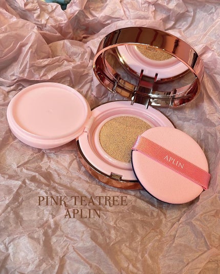 ピンクティーツリーカバークッション/APLIN/クッションファンデーションを使ったクチコミ(2枚目)