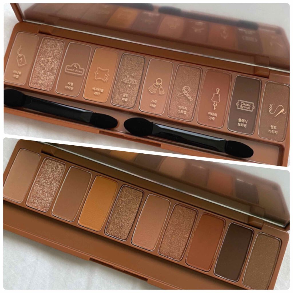 プレイカラー アイシャドウ/ETUDE/アイシャドウパレットを使ったクチコミ（2枚目）