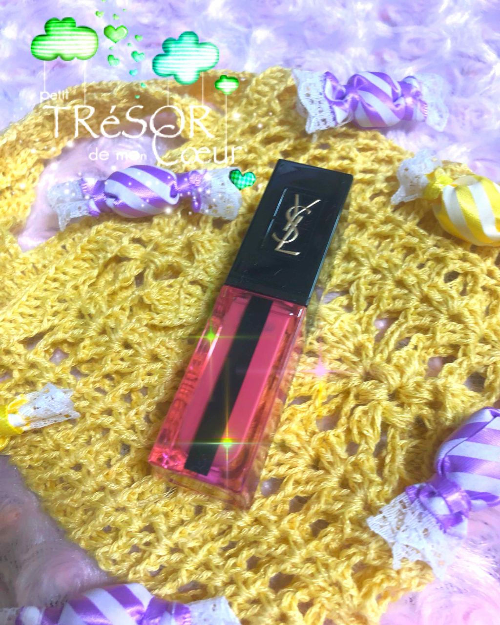 ルージュ ピュールクチュール ヴェルニ ウォーターステイン/YVES SAINT LAURENT BEAUTE/口紅を使ったクチコミ(1枚目)