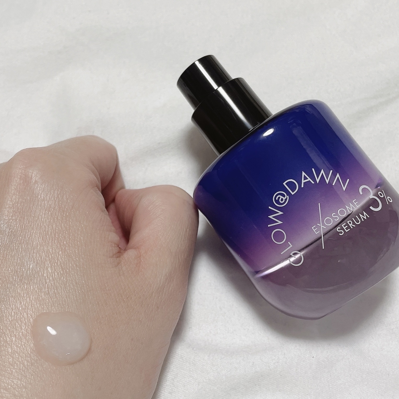 1stエクソソーム エクストラ3%セラム/GLOW@DAWN/美容液を使ったクチコミ（3枚目）