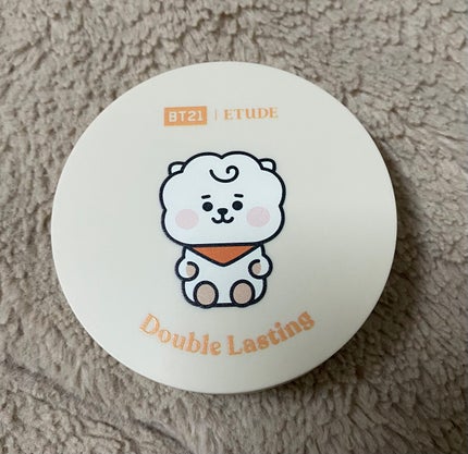 ダブルラスティング クッショングロウ BT21 ダブルラスティング クッショングロウ ニュートラルベージュ(RJデザイン)/ETUDE/クッションファンデーションを使ったクチコミ(3枚目)