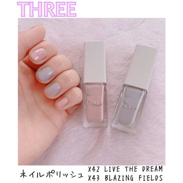 ネイルポリッシュ X42 LIVE THE DREAM/THREE/マニキュアを使ったクチコミ（2枚目）