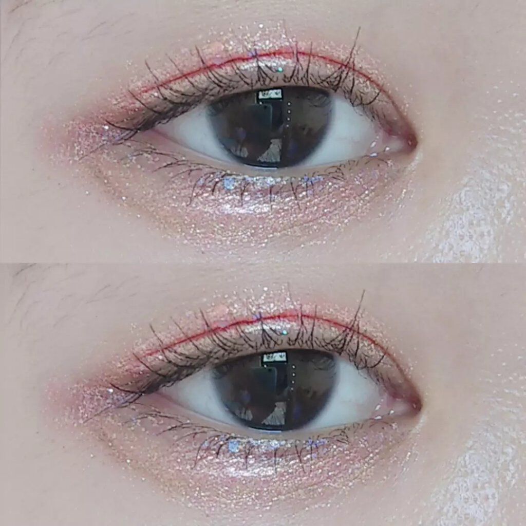 TWINKLE POP Pearl Flex Glitter Eye Palette/CLIO/アイシャドウパレットを使ったクチコミ（3枚目）