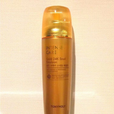 INTENSE CARE Gold 24K Snail Emulsion/TONYMOLY/乳液を使ったクチコミ（1枚目）