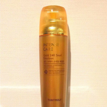 INTENSE CARE Gold 24K Snail Emulsion/TONYMOLY/乳液を使ったクチコミ(1枚目)