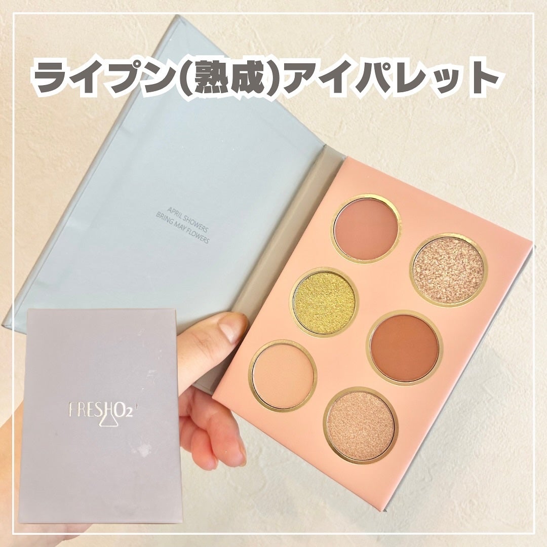 ライプンアイカラーパレット/FRESHO2/アイシャドウパレットを使ったクチコミ(2枚目)