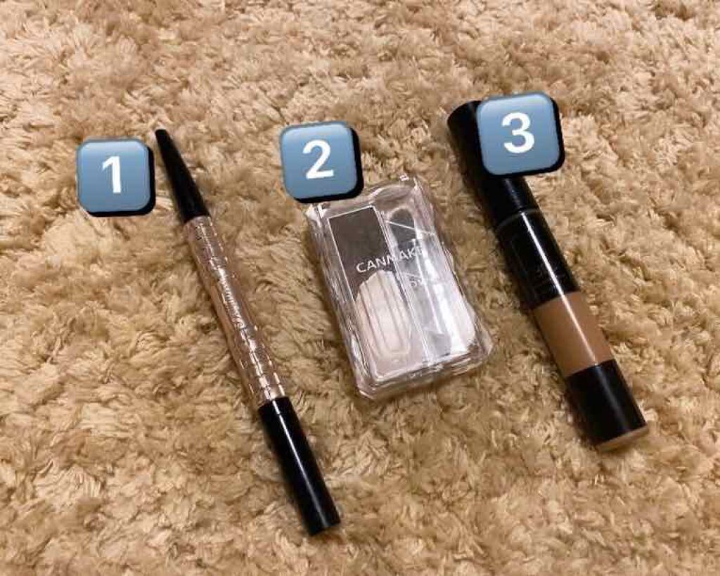 ダブルブロークリエーター （ペンシル）/マキアージュ/アイブロウペンシルを使ったクチコミ（1枚目）