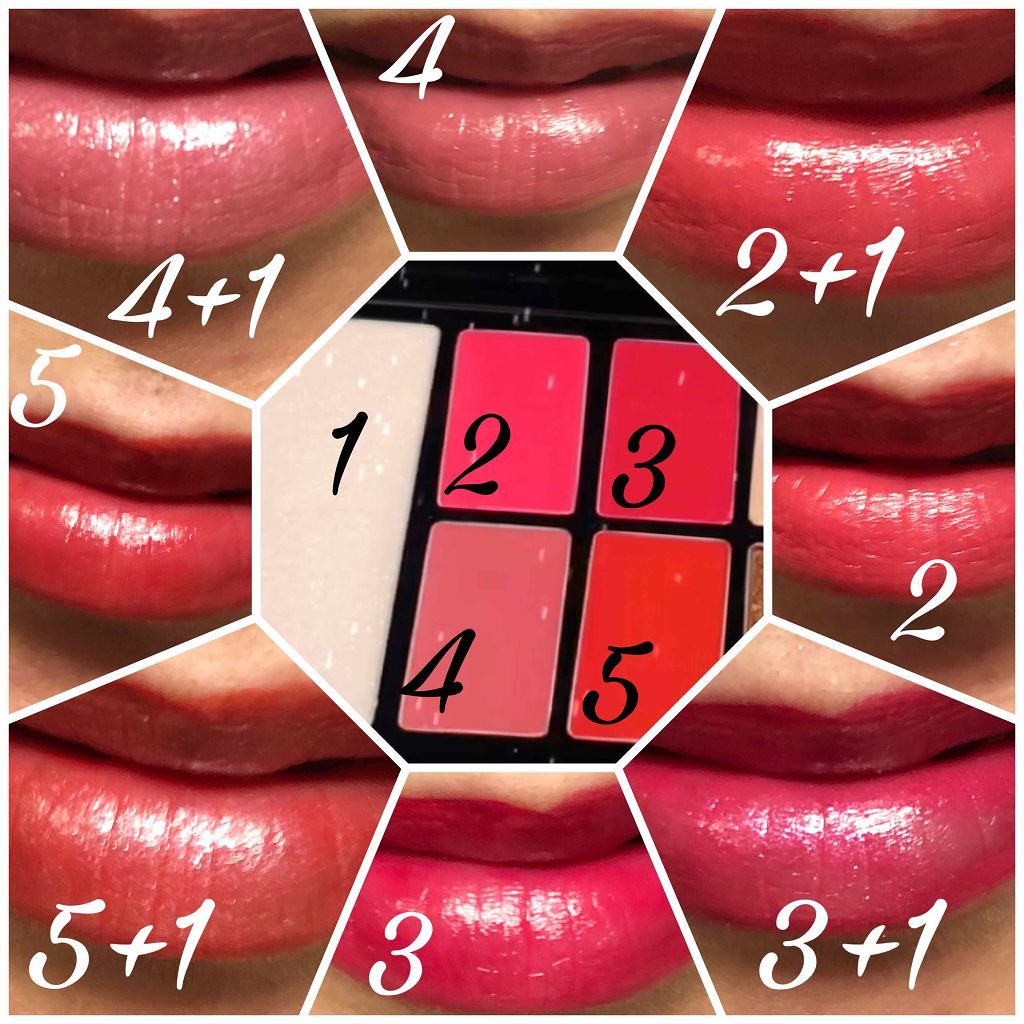 LANCOME The Flirting Eyeshadow Paletteのクチコミ「💄リップの色選びっていつも真剣勝負💫この間買ったランコムのフラートパレットはそんな意味では発見.....」（2枚目）