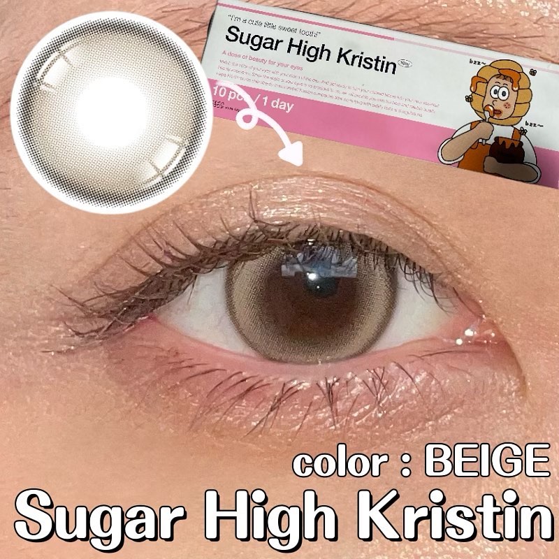 Suger High Kristin/Hapa kristin/カラーコンタクトレンズを使ったクチコミ（1枚目）