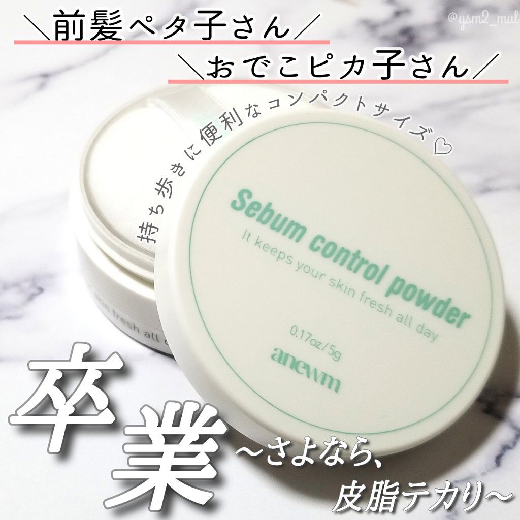 アニューム セバム コントロール パウダー/saat insight/ルースパウダーを使ったクチコミ（1枚目）
