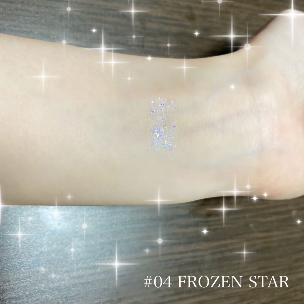 リキッド グリッター シャドウ/rom&nd/グリッターを使ったクチコミ（2枚目）