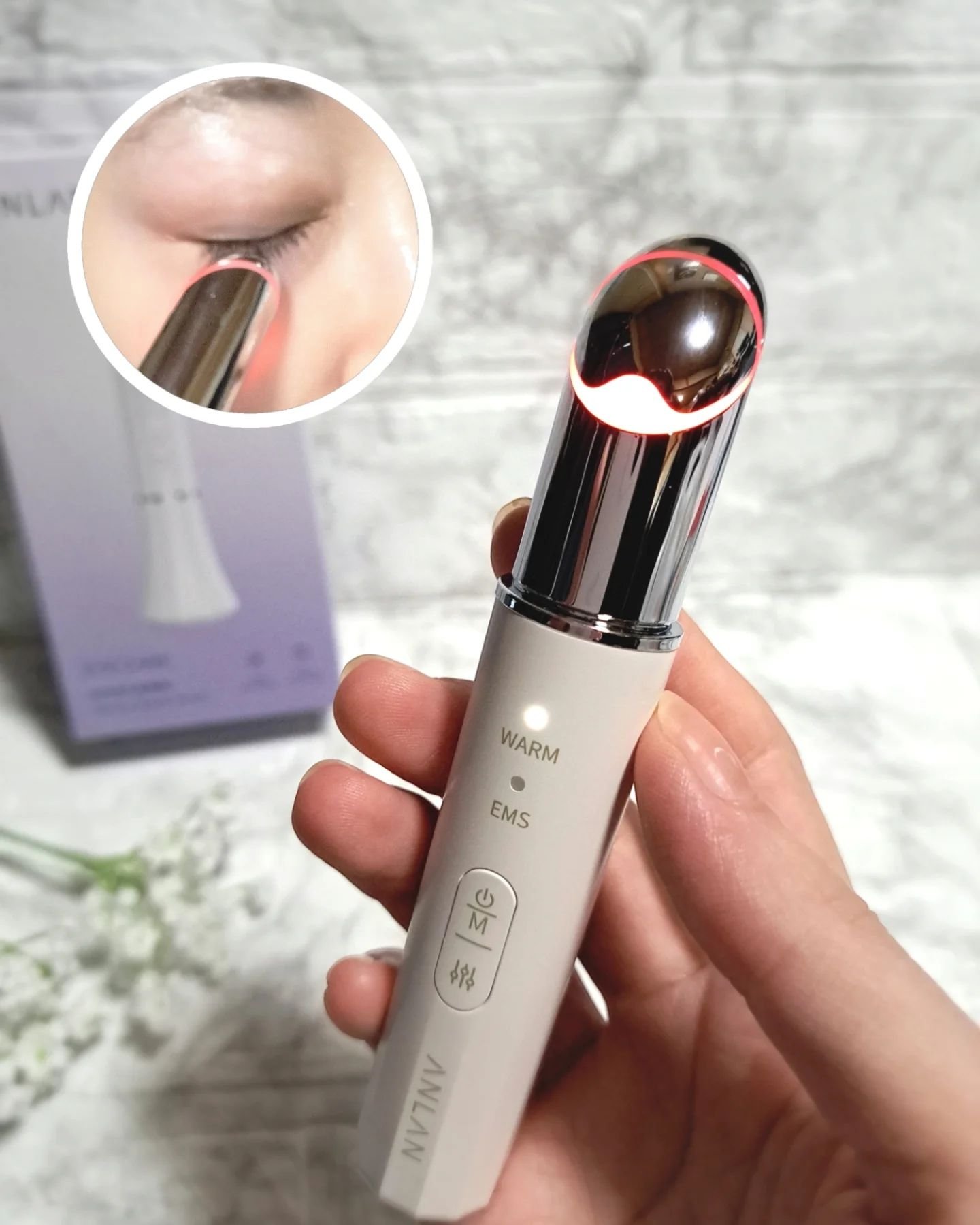 目元美顔器/ANLAN/美顔器・マッサージを使ったクチコミ（3枚目）