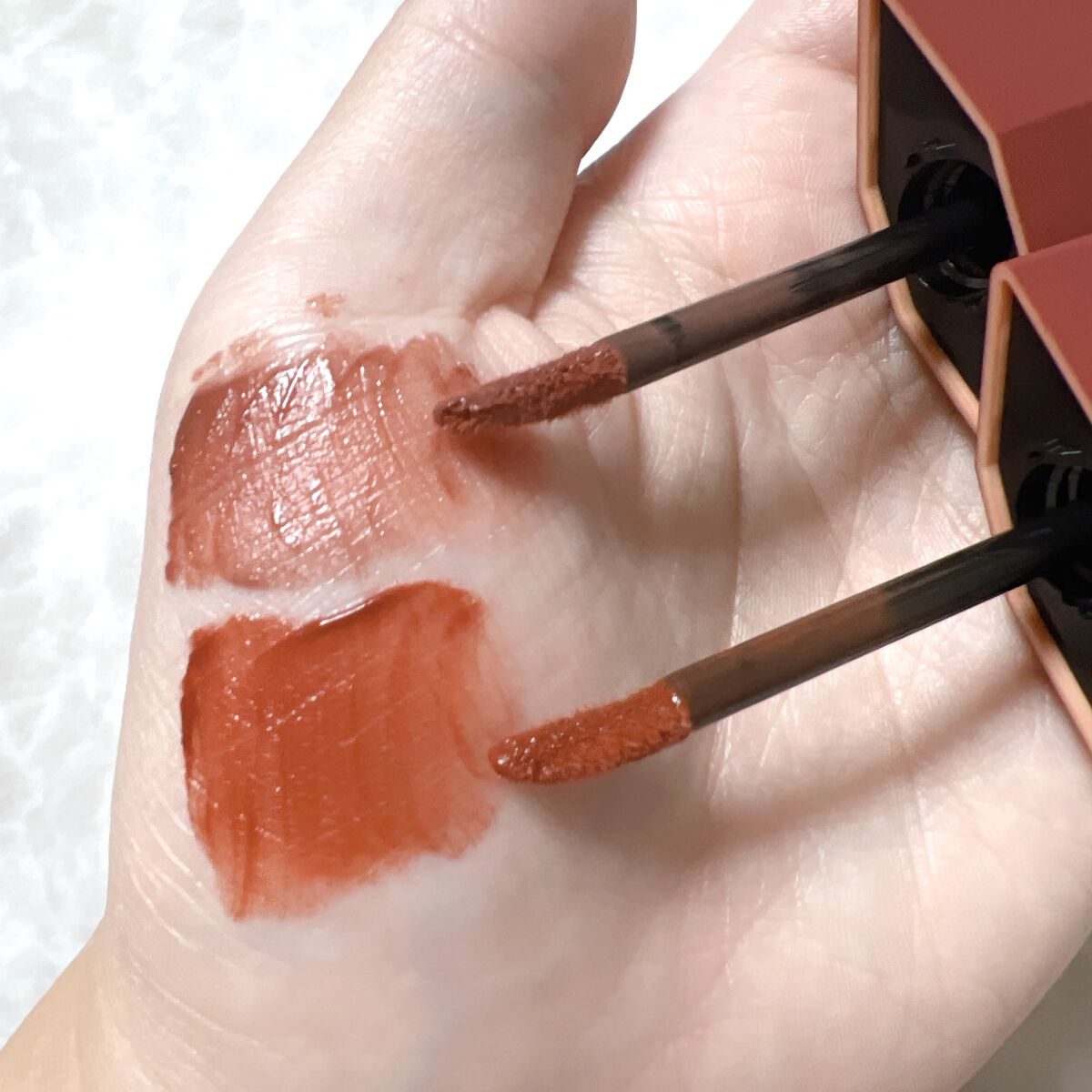 READ ME ベルベットマット リップティント赤狐限定 024 Hint/PERFECT DIARY/リップティントを使ったクチコミ（3枚目）