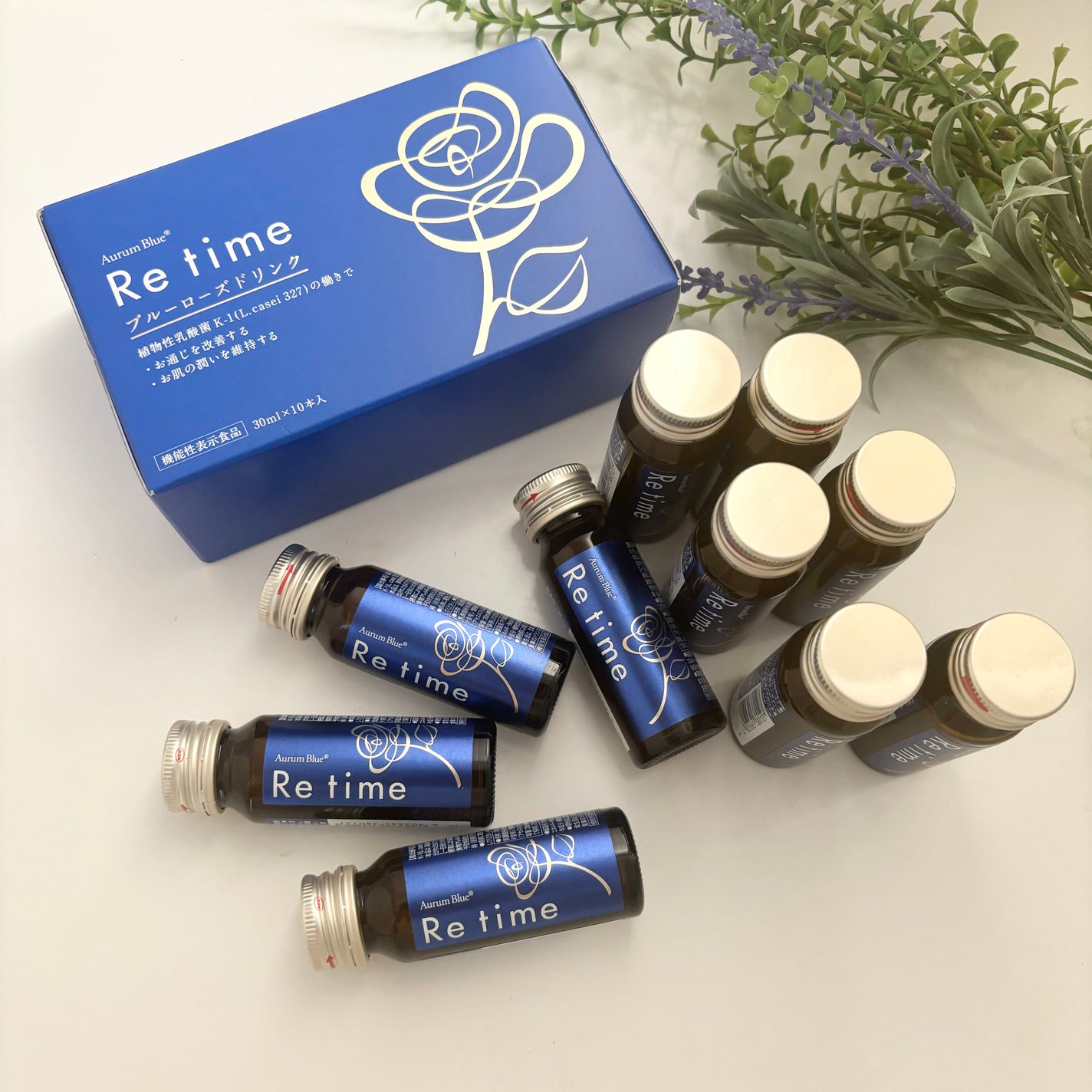 Re time ブルーローズドリンク/オーラムブルー/美容ドリンクを使ったクチコミ(3枚目)