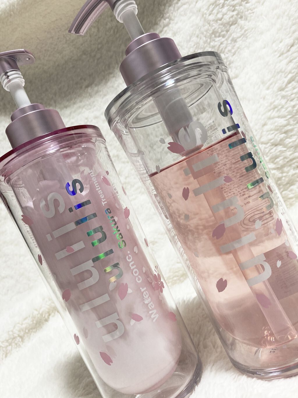 ウォーターコンク モイスト シャンプー（桜ver.)/ヘアトリートメント(桜ver.)/ululis/市販シャンプーを使ったクチコミ（2枚目）