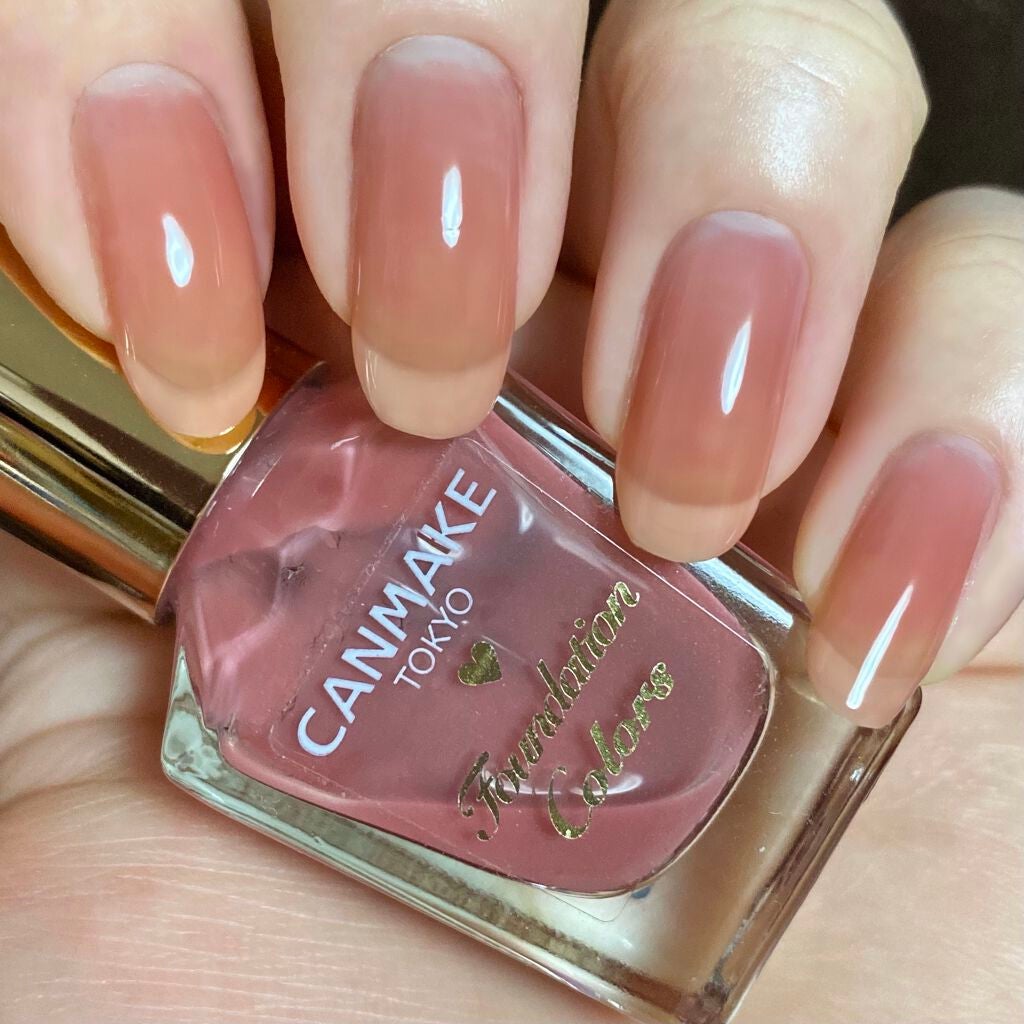 ファンデーションカラーズ/キャンメイク/マニキュアを使ったクチコミ(2枚目)