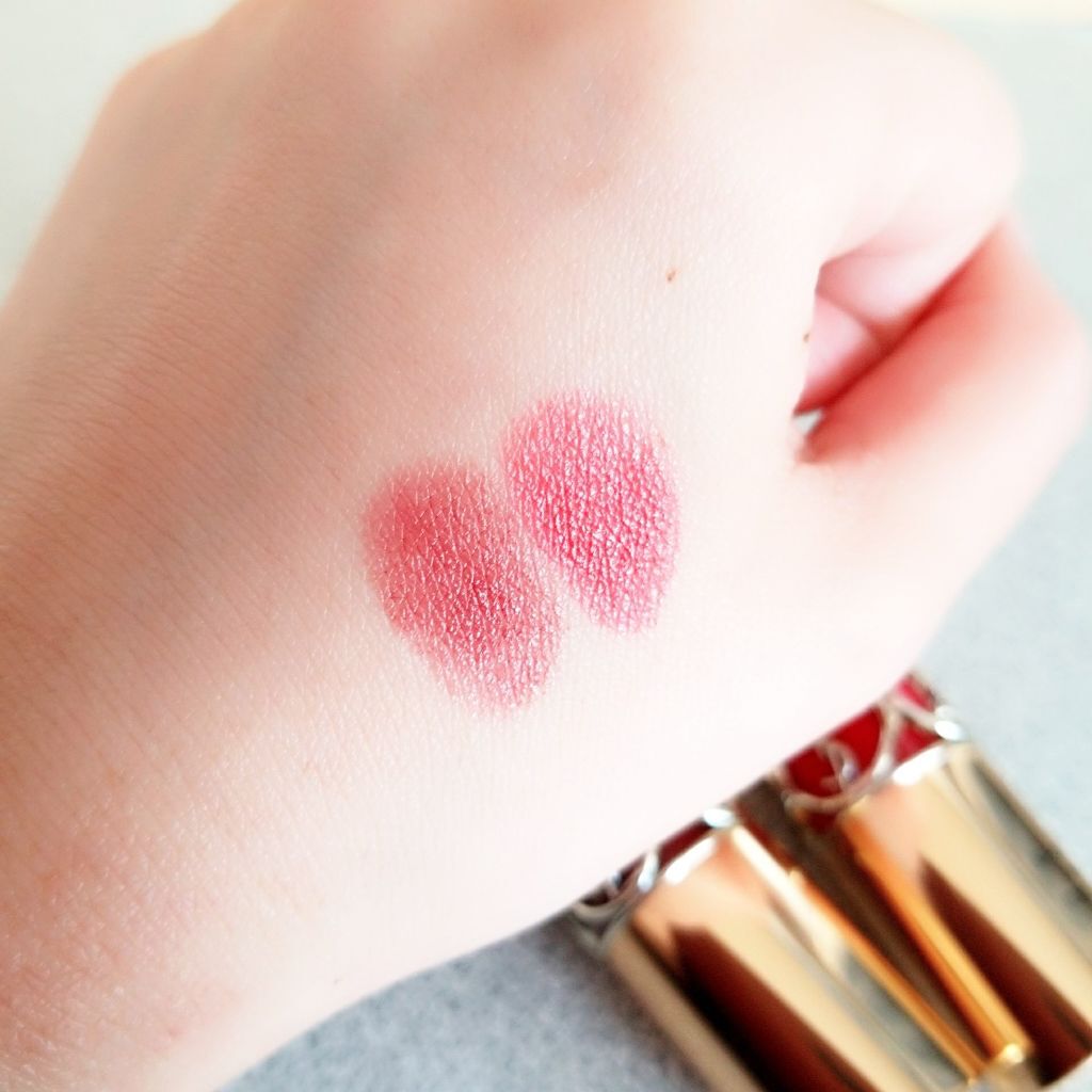 ルージュ ヴォリュプテ シャイン/YVES SAINT LAURENT BEAUTE/口紅を使ったクチコミ(3枚目)