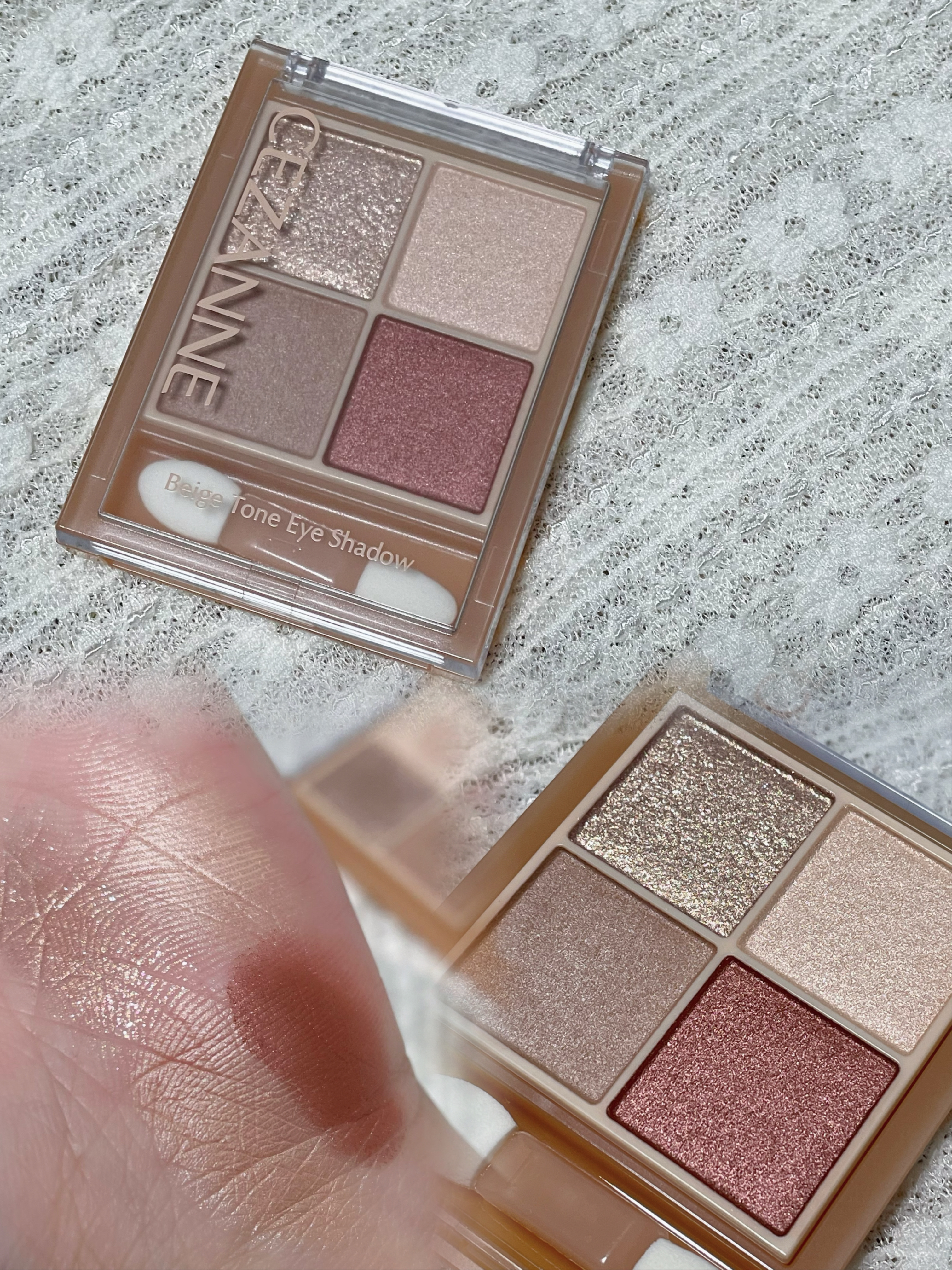 ベージュトーンアイシャドウ 03 アンティークベージュ/CEZANNE/アイシャドウパレットを使ったクチコミ（1枚目）