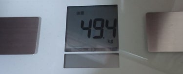 DHC プロティンダイエット MCTプラスのクチコミ「162cmです♡6月55.1kg→49.4kgになりました♡
味は甘すぎないし美味しすぎない種.....」（3枚目）