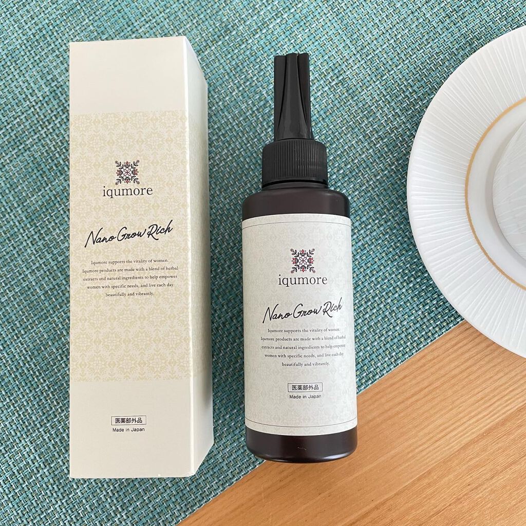 ナノグロウリッチ/iqumore/頭皮ローションを使ったクチコミ(3枚目)