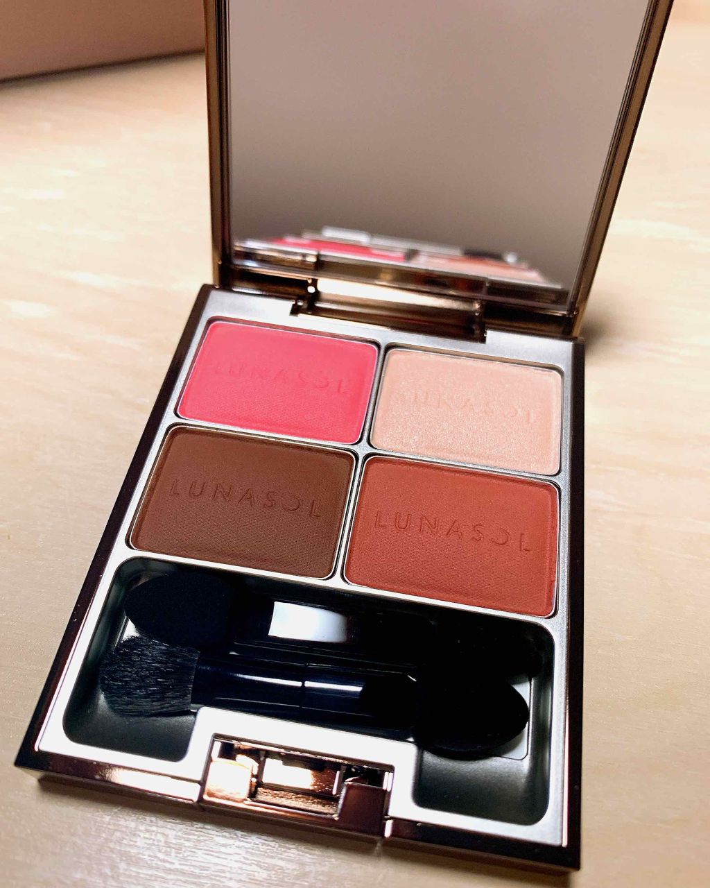 マカロングロウアイズ/LUNASOL/アイシャドウパレットを使ったクチコミ（1枚目）