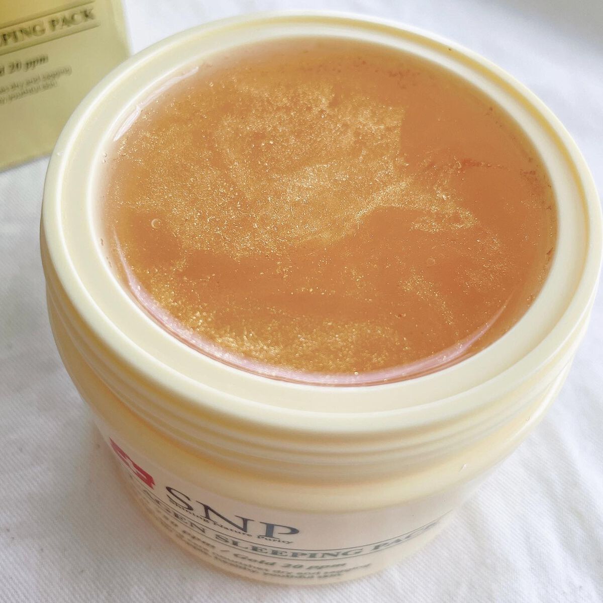 SNP ゴールド コラーゲン スリーピング パック/SNP/シートマスク・パックを使ったクチコミ（2枚目）