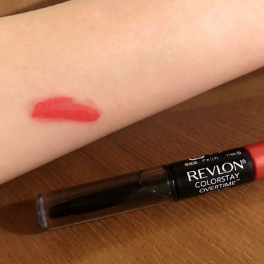 カラーステイ オーバータイム リップカラー/REVLON/リップグロスを使ったクチコミ（3枚目）