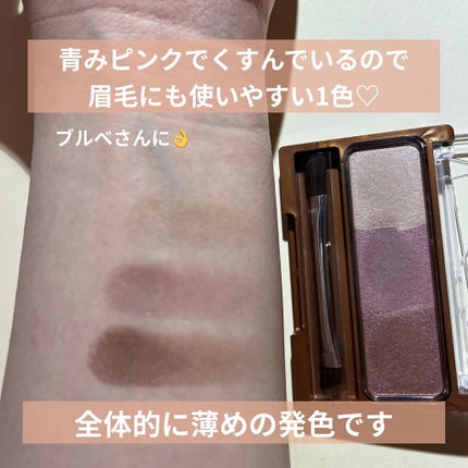 ノーズ&アイブロウパウダー/CEZANNE/パウダーアイブロウを使ったクチコミ(8枚目)