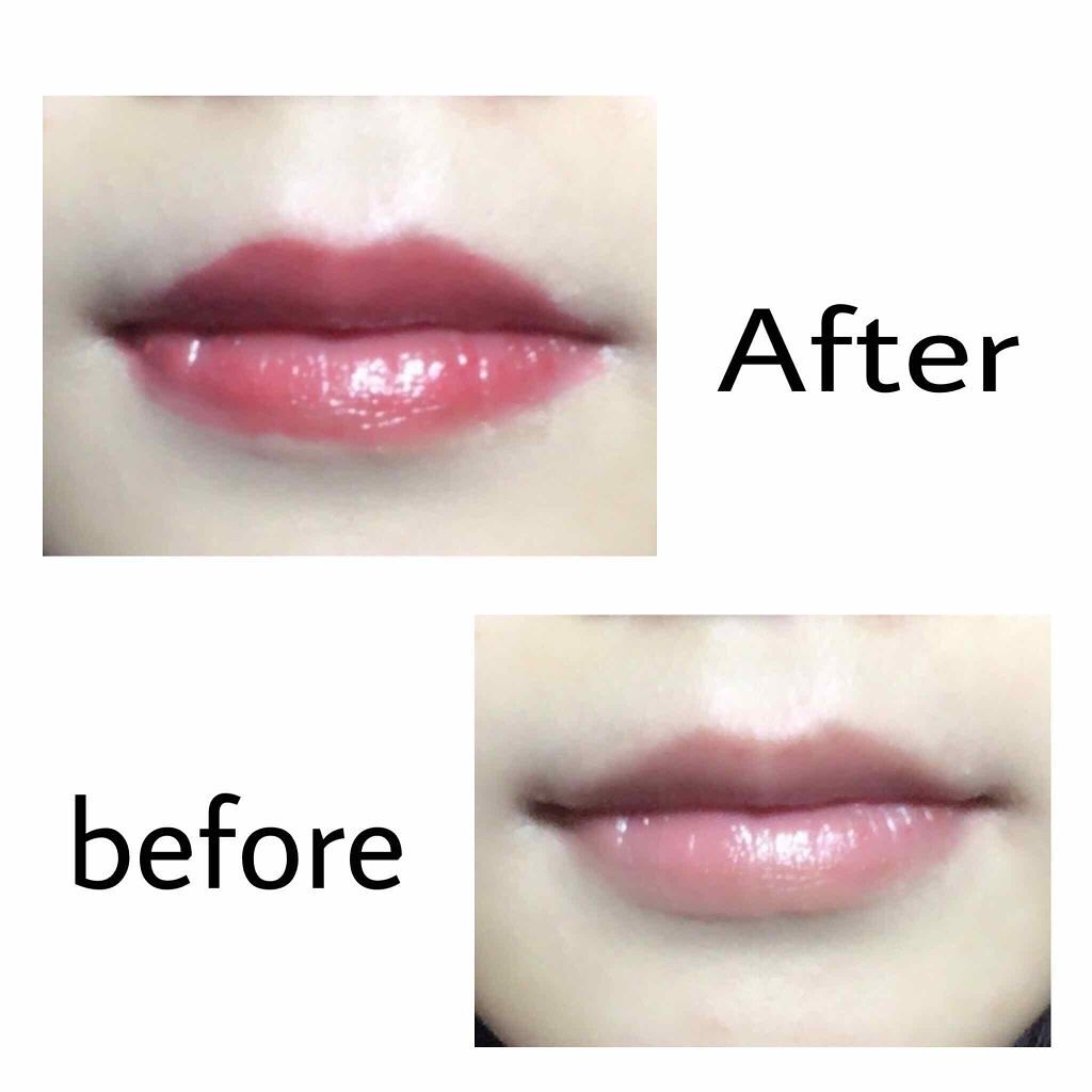 ラスティンググロスリップ/CEZANNE/口紅を使ったクチコミ（3枚目）