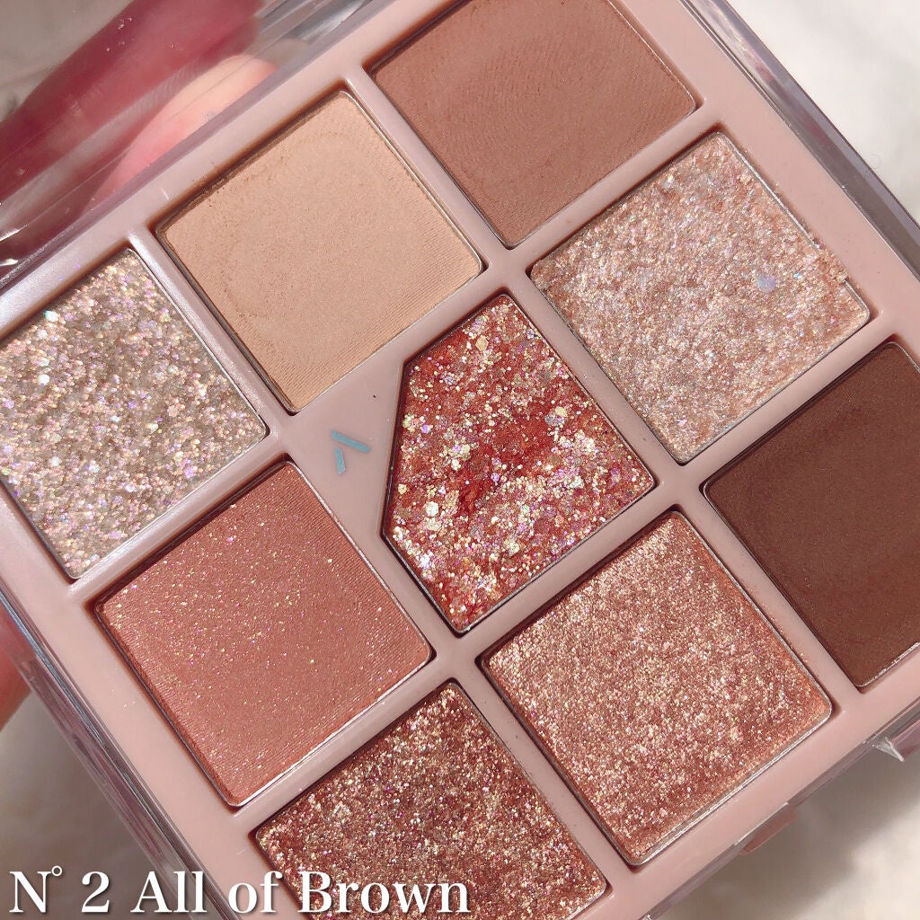 グリッターペディアアイパレット/unleashia/アイシャドウパレットを使ったクチコミ(6枚目)