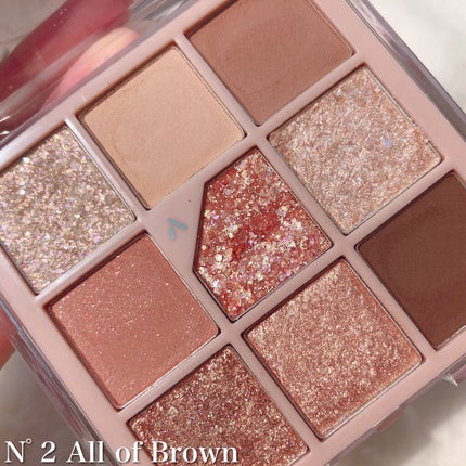 グリッターペディアアイパレット/unleashia/アイシャドウパレットを使ったクチコミ(6枚目)